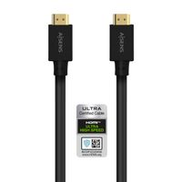 Miniatura 2 de AISENS Cable HDMI V2.1 Ultra Alta Velocidad / Hec 8K@60Hz 48Gbps, A/M-A/M, Negro, 5.0M