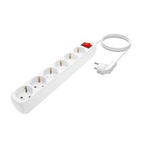 Miniatura 3 de Aisens - Base Multiple 6 Tomas Con Interruptor Con Cable 3X1.5Mm2, Bla