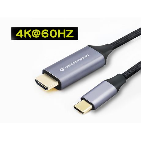 CABLE USB-C MACHO A HDMI MACHO 2M 4K 60HZ CONCEPTRONIC - Imagen 6 de 12 CABLE USB-C MACHO A HDMI MACHO 2M 4K 60HZ CONCEPTRONIC - Imagen 6 de 12