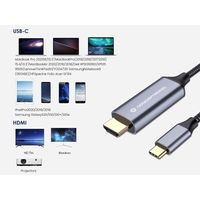 Miniatura 12 de CABLE USB-C MACHO A HDMI  MACHO 2M 4K 60HZ CONCEPTRONIC