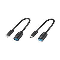 Miniatura 1 de ADAPTADOR USB-C MACHO A USB-A HEMBRA OTG 0.2M