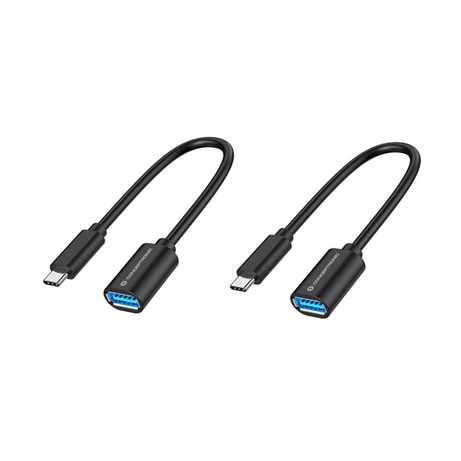 ADAPTADOR USB-C MACHO A USB-A HEMBRA OTG 0.2M - Imagen 1 de 2 ADAPTADOR USB-C MACHO A USB-A HEMBRA OTG 0.2M - Imagen 1 de 2