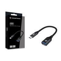 Miniatura 3 de ADAPTADOR USB-C CONCEPTRONIC ABBY18B A 1xUSB-A 3.2 10 Gbps HEMBRA OTG 0.2M
