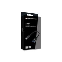 Miniatura 4 de ADAPTADOR USB-C CONCEPTRONIC ABBY18B A 1xUSB-A 3.2 10 Gbps HEMBRA OTG 0.2M
