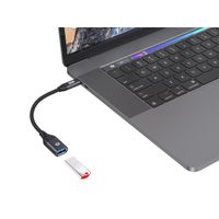 Miniatura 7 de ADAPTADOR USB-C CONCEPTRONIC ABBY18B A 1xUSB-A 3.2 10 Gbps HEMBRA OTG 0.2M