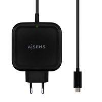 Miniatura 2 de CARGADOR AISENS 65W PD3.0 QC3.0 1XUSB-C 1.2M NEGRO