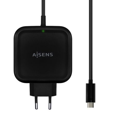 CARGADOR AISENS 65W PD3.0 QC3.0 1XUSB-C 1.2M NEGRO - Imagen 2 de 5 CARGADOR AISENS 65W PD3.0 QC3.0 1XUSB-C 1.2M NEGRO - Imagen 2 de 5