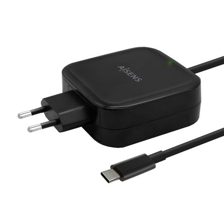 CARGADOR AISENS 65W PD3.0 QC3.0 1XUSB-C 1.2M NEGRO - Imagen 3 de 5 CARGADOR AISENS 65W PD3.0 QC3.0 1XUSB-C 1.2M NEGRO - Imagen 3 de 5