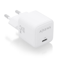 Miniatura 1 de CARGADOR AISENS GAN 25W 1XUSB-C PD3.0 QC4.0 BLANCO