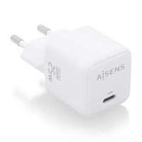 Miniatura 2 de CARGADOR AISENS GAN 25W 1XUSB-C PD3.0 QC4.0 BLANCO