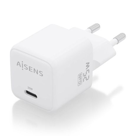 CARGADOR AISENS GAN 25W 1XUSB-C PD3.0 QC4.0 BLANCO - Imagen 3 de 7 CARGADOR AISENS GAN 25W 1XUSB-C PD3.0 QC4.0 BLANCO - Imagen 3 de 7