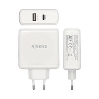 Miniatura 3 de AISENS Cargador 57 W  1x USB C PD3 0 45 W  1x USB A 5 V   2 4 A 12 W  Blanco