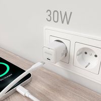 Miniatura 6 de AISENS Cargador GaN 30W  1xUSB C PD3 0 QC4 0  Blanco
