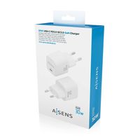 Miniatura 7 de AISENS Cargador GaN 30W  1xUSB C PD3 0 QC4 0  Blanco