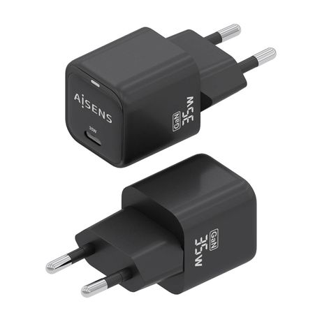 AISENS Cargador GaN 35W 1xUSB C PD3 0 QC4 0 Negro - Imagen 4 de 7 AISENS Cargador GaN 35W 1xUSB C PD3 0 QC4 0 Negro - Imagen 4 de 7