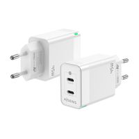 Miniatura 2 de AISENS Cargador Gan 45W, 2xUSB-C PD3.0 QC4.0, Blanco