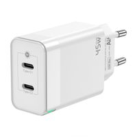 Miniatura 3 de AISENS Cargador Gan 45W, 2xUSB-C PD3.0 QC4.0, Blanco