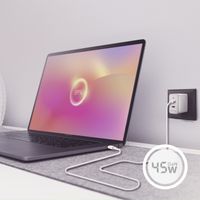 Miniatura 7 de AISENS Cargador Gan 45W, 2xUSB-C PD3.0 QC4.0, Blanco