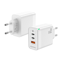 Miniatura 1 de AISENS Cargador Gan 65W, 2xUSB-C PD3.0 QC4.0, 1xUSB-A QC3.0, Blanco