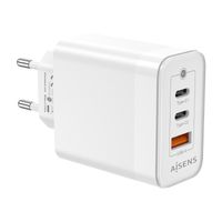 Miniatura 4 de AISENS Cargador Gan 65W, 2xUSB-C PD3.0 QC4.0, 1xUSB-A QC3.0, Blanco