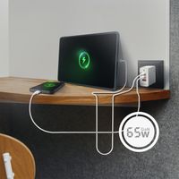 Miniatura 6 de AISENS Cargador Gan 65W, 2xUSB-C PD3.0 QC4.0, 1xUSB-A QC3.0, Blanco