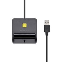 Miniatura 3 de AISENS Lector de Tarjeta Inteligente DNI con Lector de Tarjetas SIM, SD, Micro SD, MMC, RS-MMC, MMC Micro, Negro