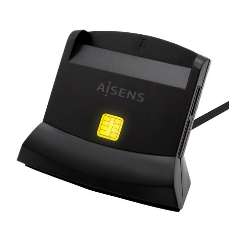 AISENS Lector De Tarjeta Dni Con Lector De Tarjetas SIM, SD, Micro SD, MMC, RS-MMC, MMC Micro, USB-C, Negro - Imagen 2 de 9 AISENS Lector De Tarjeta Dni Con Lector De Tarjetas SIM, SD, Micro SD, MMC, RS-MMC, MMC Micro, USB-C, Negro - Imagen 2 de 9