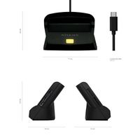 Miniatura 5 de AISENS Lector De Tarjeta Dni Con Lector De Tarjetas SIM, SD, Micro SD, MMC, RS-MMC, MMC Micro, USB-C, Negro