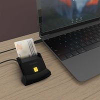Miniatura 9 de AISENS Lector De Tarjeta Dni Con Lector De Tarjetas SIM, SD, Micro SD, MMC, RS-MMC, MMC Micro, USB-C, Negro