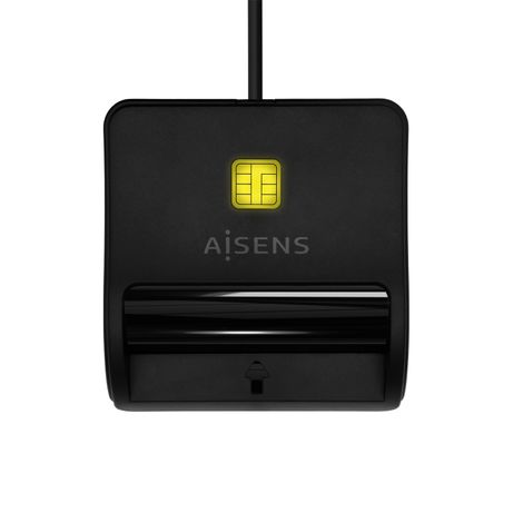 AISENS Lector De Tarjeta Inteligente DNI, USB-C, Negro - Imagen 3 de 9 AISENS Lector De Tarjeta Inteligente DNI, USB-C, Negro - Imagen 3 de 9