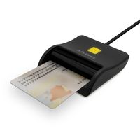 Miniatura 4 de AISENS Lector De Tarjeta Inteligente DNI, USB-C, Negro