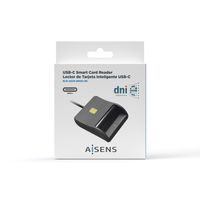 Miniatura 7 de AISENS Lector De Tarjeta Inteligente DNI, USB-C, Negro