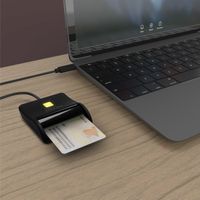 Miniatura 9 de AISENS Lector De Tarjeta Inteligente DNI, USB-C, Negro