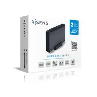 Miniatura 4 de CAJA 3.5 AISENS USB 3.1 GEN1 EXTERNA PARA DISCOS DUROS SATA III NEGRA ASE-3530B