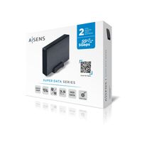 Miniatura 5 de CAJA 3.5 AISENS USB 3.1 GEN1 EXTERNA PARA DISCOS DUROS SATA III NEGRA ASE-3530B