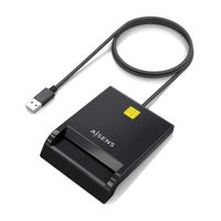 Miniatura 3 de AISENS Lector de Tarjeta Inteligente DNI USB-C, Negro