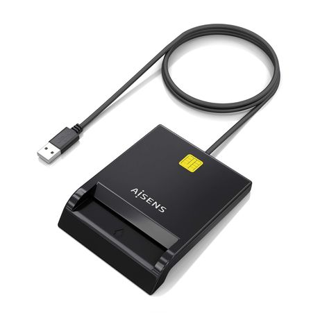 AISENS Lector de Tarjeta Inteligente DNI USB-C, Negro - Imagen 3 de 7 AISENS Lector de Tarjeta Inteligente DNI USB-C, Negro - Imagen 3 de 7