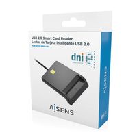 Miniatura 7 de AISENS Lector de Tarjeta Inteligente DNI USB-C, Negro