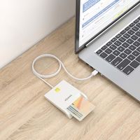 Miniatura 6 de AISENS Lector de Tarjeta Inteligente DNI, Blanco