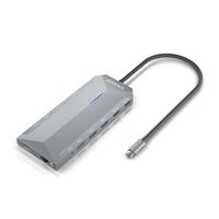 Miniatura 3 de AISENS USB-C Dock 12 En 1, USB-C A 2xHDMI, 1xRJ45, 3xUSB-A, 2xUSB-C, 1xUSB-C PD, 1xAudio, 1xSD, 1xMicro SD, Gris, 30cm