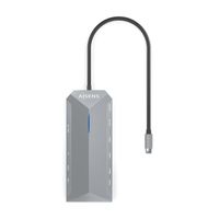 Miniatura 4 de AISENS USB-C Dock 12 En 1, USB-C A 2xHDMI, 1xRJ45, 3xUSB-A, 2xUSB-C, 1xUSB-C PD, 1xAudio, 1xSD, 1xMicro SD, Gris, 30cm