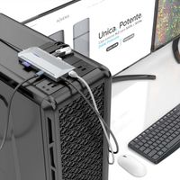 Miniatura 6 de AISENS USB-C Dock 12 En 1, USB-C A 2xHDMI, 1xRJ45, 3xUSB-A, 2xUSB-C, 1xUSB-C PD, 1xAudio, 1xSD, 1xMicro SD, Gris, 30cm