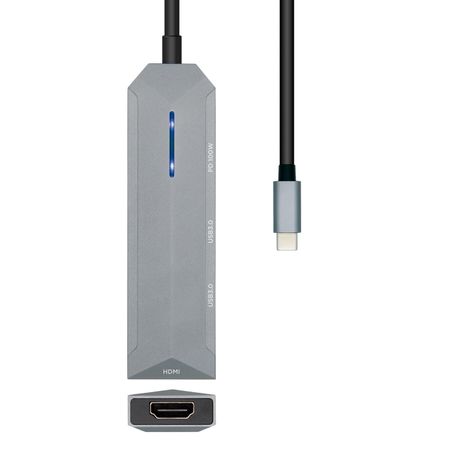AISENS ASUC-4P002-GR base para portátil y replicador de puertos Alámbrico USB 3.2 Gen 1 (3.1 Gen 1) Type-C - Imagen 3 de 7 AISENS ASUC-4P002-GR base para portátil y replicador de puertos Alámbrico USB 3.2 Gen 1 (3.1 Gen 1) Type-C - Imagen 3 de 7