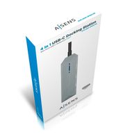 Miniatura 7 de AISENS ASUC-4P002-GR base para portátil y replicador de puertos Alámbrico USB 3.2 Gen 1 (3.1 Gen 1) Type-C