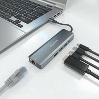 Miniatura 7 de USB-C DOCK AISENS 5 EN 1 USB-C A 1XHDMI 1XRJ45 2XUSB 1XPD 15CM