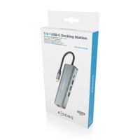 Miniatura 8 de USB-C DOCK AISENS 5 EN 1 USB-C A 1XHDMI 1XRJ45 2XUSB 1XPD 15CM