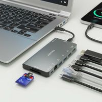 Miniatura 6 de USB-C DOCK AISENS 8 EN 1 HDMI RJ45 3XUSB-A USB-C DATOS+PD 1XSD 1XMICRO SD