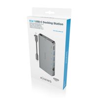 Miniatura 8 de USB-C DOCK AISENS 8 EN 1 HDMI RJ45 3XUSB-A USB-C DATOS+PD 1XSD 1XMICRO SD