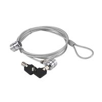 Miniatura 3 de CABLE DE SEGURIDAD CONCEPTRONIC CON DOBLE CABEZAL Y LLAVE 1.5M