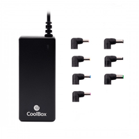 Miniatura 1 de ADAPTADOR CORRIENTE UNIVERSAL COOLBOX 65W + 14 TIPS